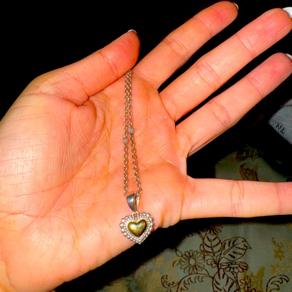 LAGOS heart necklace